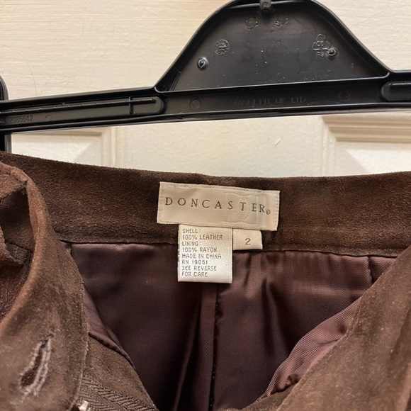 Brown suede pants - Picture 4 of 4